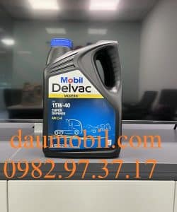 Can 5L dầu Mobil Delvac Modern 15W40 Super Defense