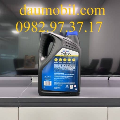 Can 5L dầu Mobil Delvac Modern 20W50 Super Defense