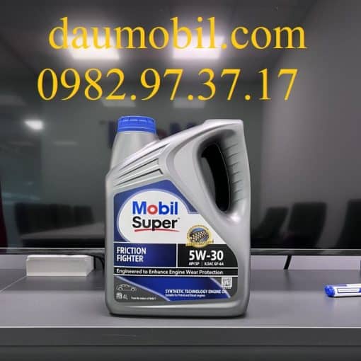 Can 4L dầu Mobil Super Friction Fighter 5W30